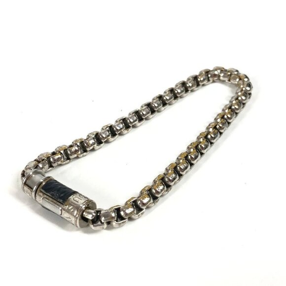 LOUIS VUITTON M63107 MonogramEclipse BraceletChain Accessories bangle Bracelet - Picture 2 of 10